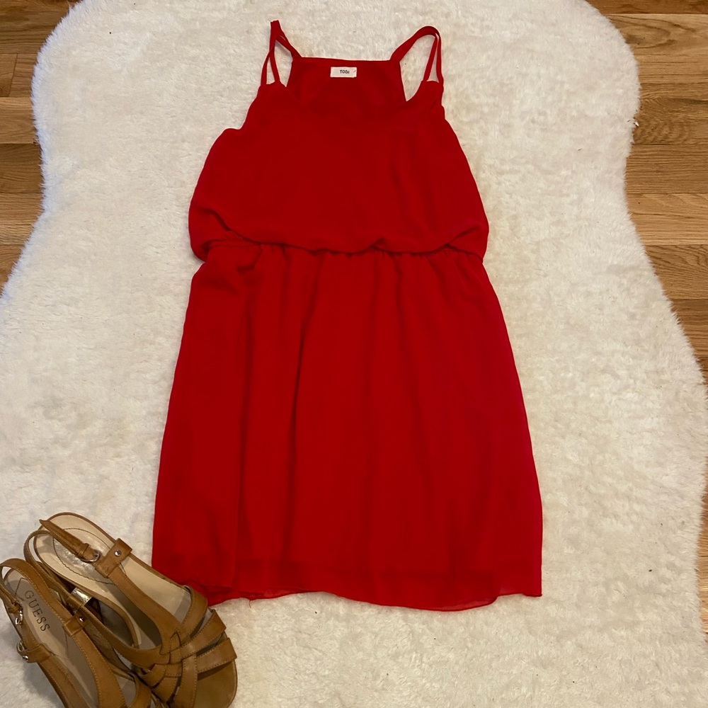 Tobi Red Dress